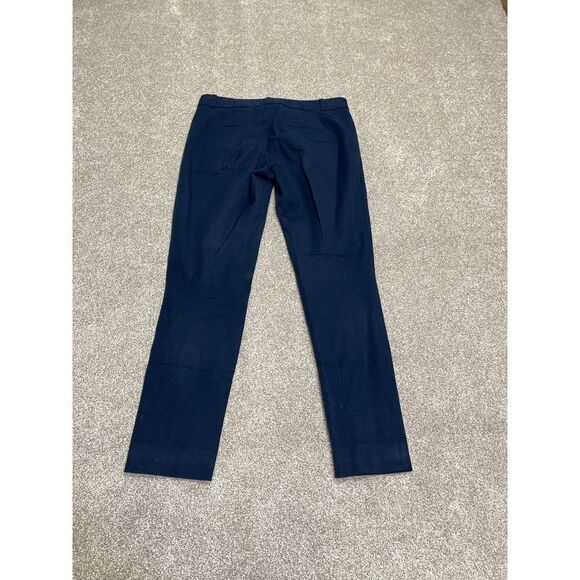 Banana Republic womens Sloan business casual pants sz 2 blue minimalist trouser - Picture 2 of 12